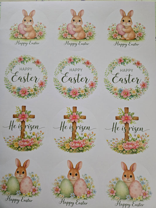 1.5 LB Bucket with Handle and Choice of Many Stickers