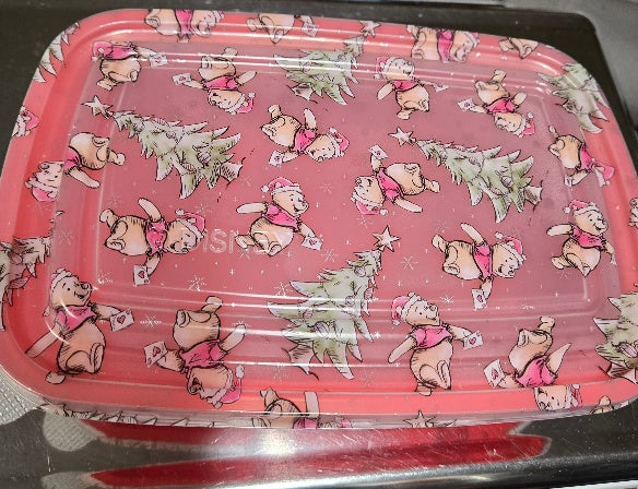 1 lb Chocolate Christmas Reusable Food Containers