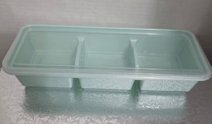 12 oz Gummy-3 Slot Reusable Snack Containers-3 Colors