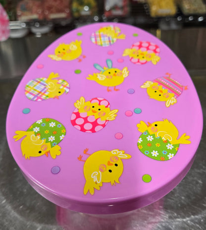 1 lb GUMMY Easter Purple Chicks Plastic Egg