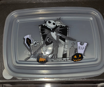 1/2 lb GRUB TUB- Nightmare Before Christmas Reusable Container