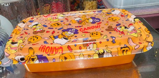 1.5 lb GUMMY Garfield and Odie-Halloween Reusable Container